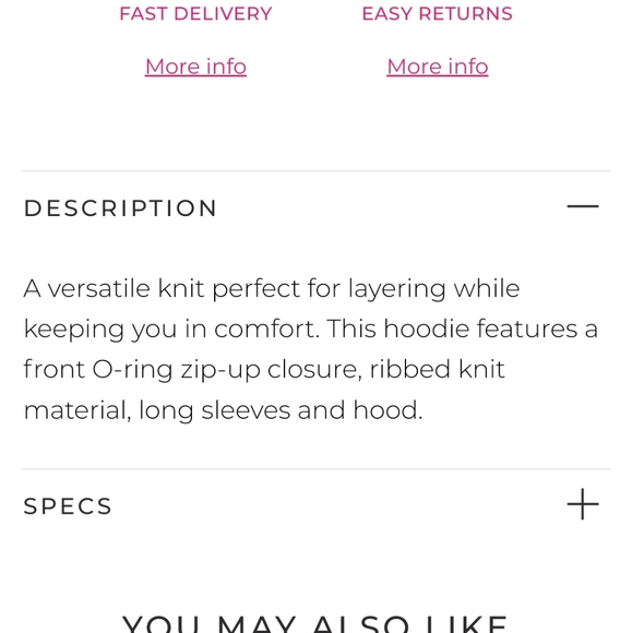 U2B Ribbed Hoodie - Picture 3 of 4